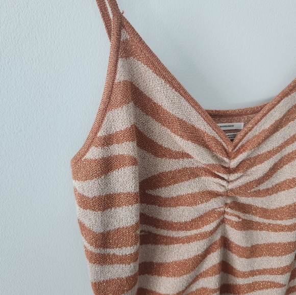 Anthropoligie Metallic Knit Tank Top - Picture 4 of 7